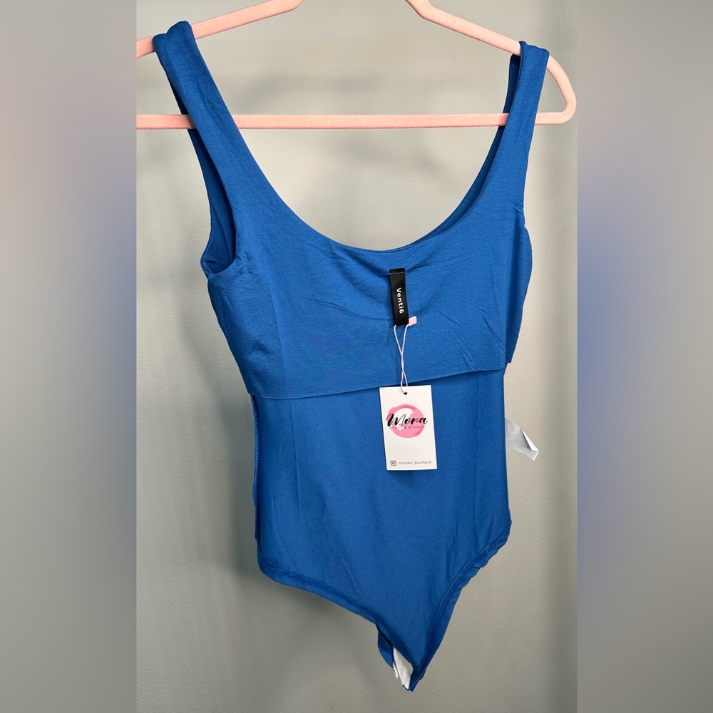 ⸻

NWT Bright Blue Bodysuit – Sizes S, M, L in - Picture 3 of 7